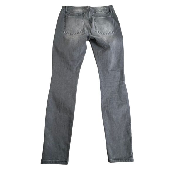 Cabi Womens Gray Low Rise Zip‎ Pockets Skinny Fit Jeans 6 - Picture 3 of 8